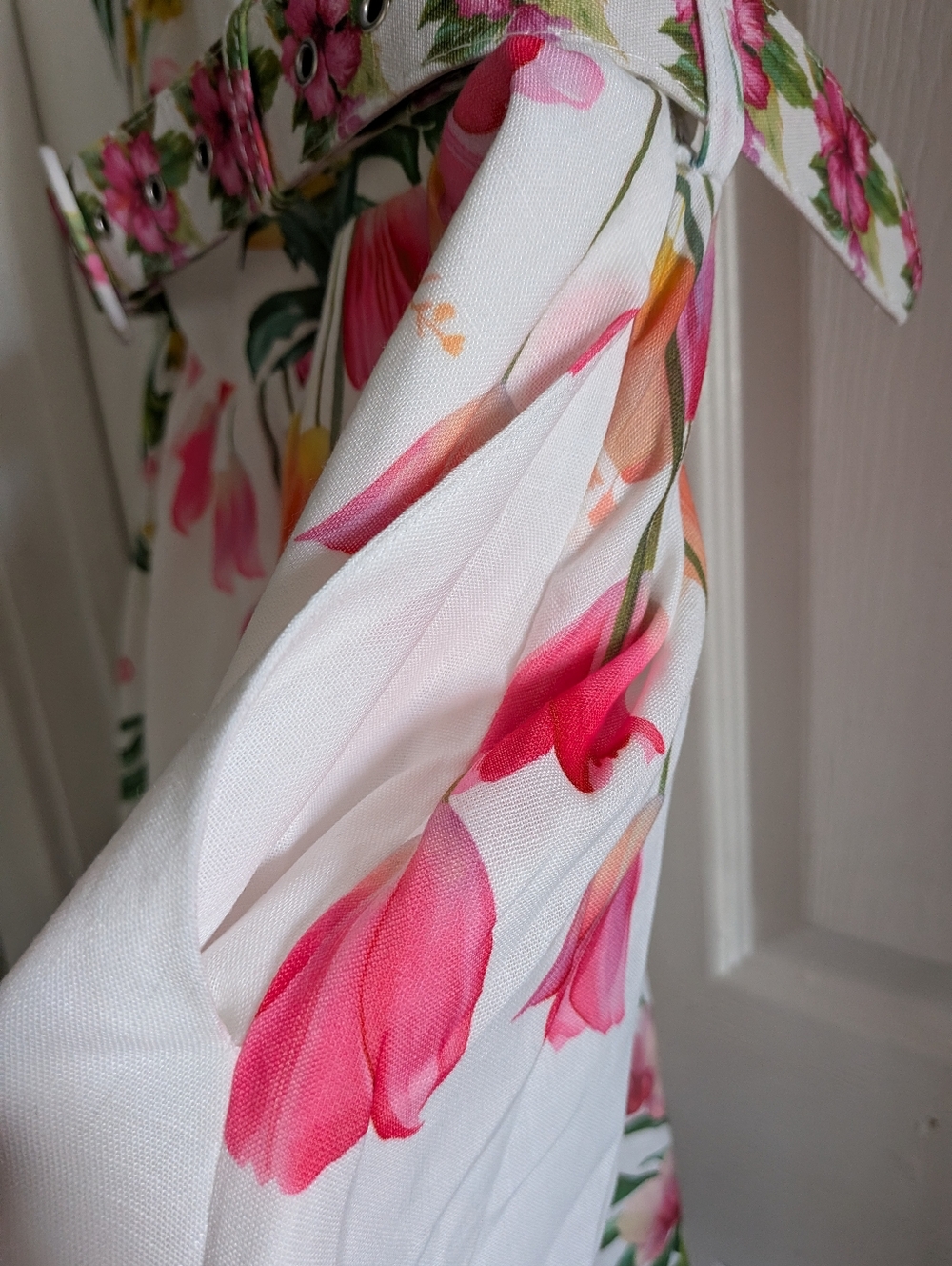 Commense Floral Print Belted Mini Dress - Picture 10 of 16